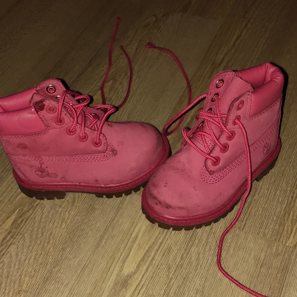 Timberland Kids Vibrant Pink Boots